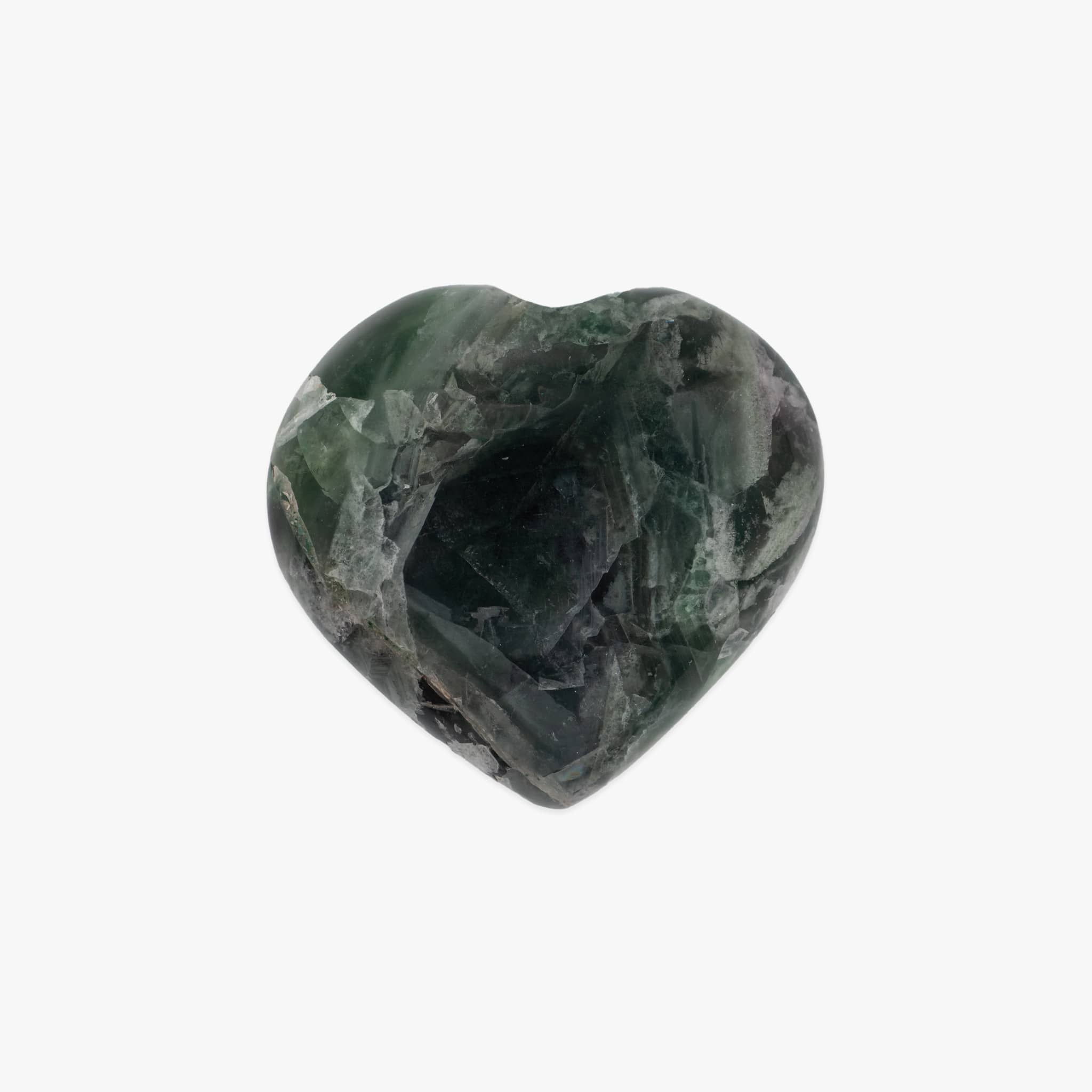 Coeur poli en pierre Fluorite - SLOYA